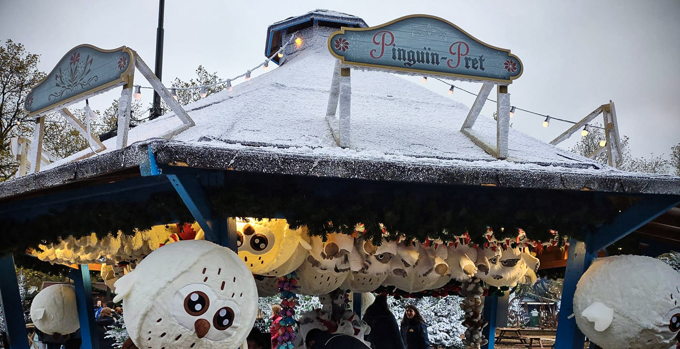 Efteling voegt kermisspellen toe aan Warme Winter Weide: ballen gooien en pinguïns hengelen