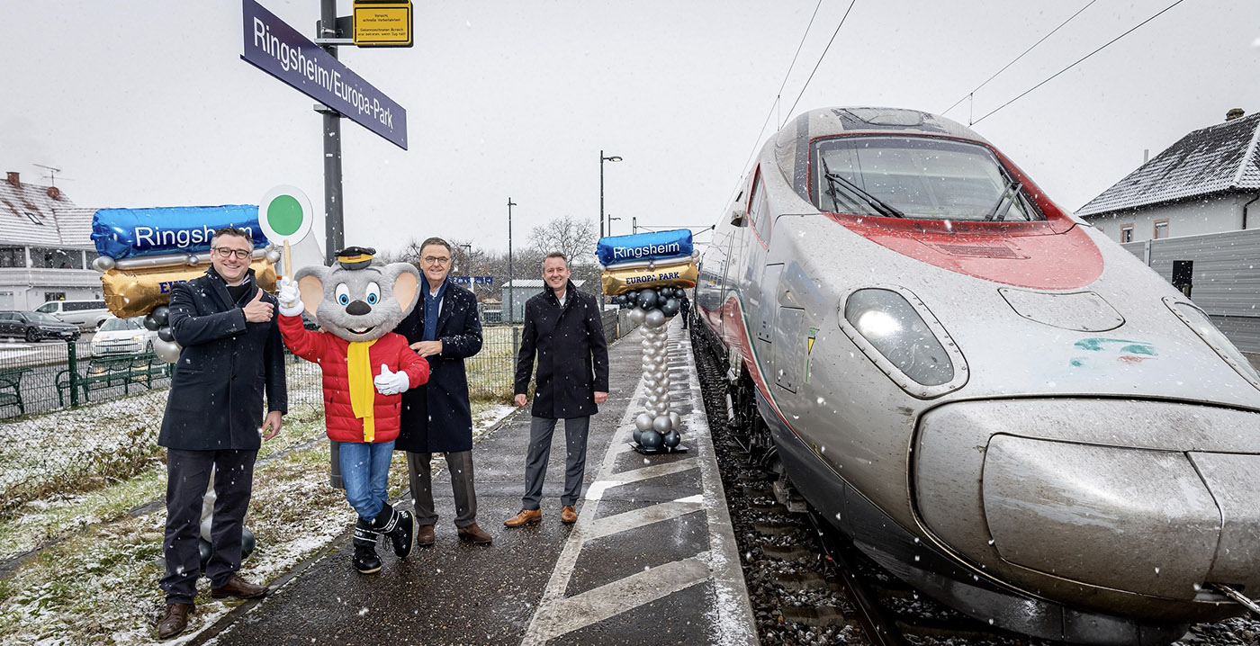 Treinstation bij Europa-Park officieel vernoemd naar attractiepark