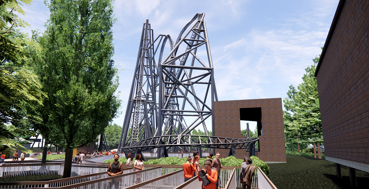 Plannen gepresenteerd voor hoogste achtbaan van Groot-Brittannië: 72 meter hoog