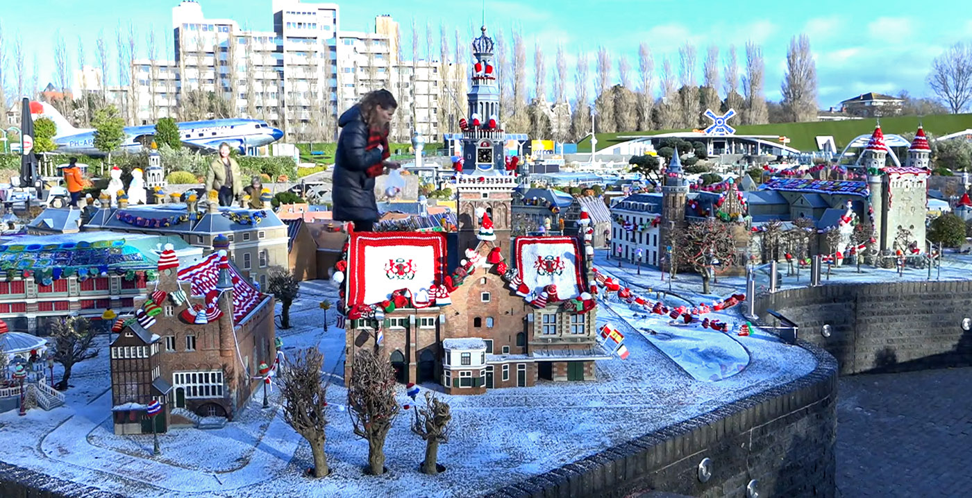 Mutsjes op miniaturen in Madurodam om aandacht te vragen voor eenzaamheid