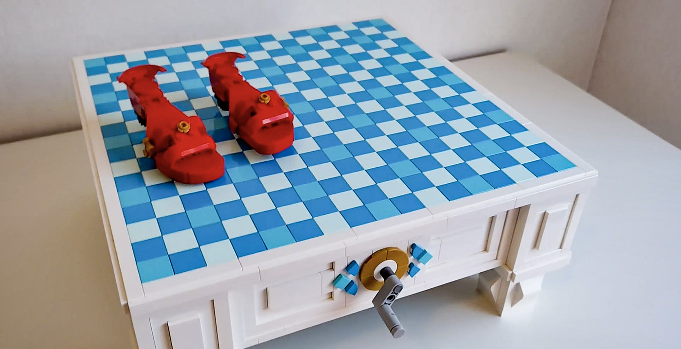 Video: Efteling-sprookje De Rode Schoentjes nagebouwd in Lego