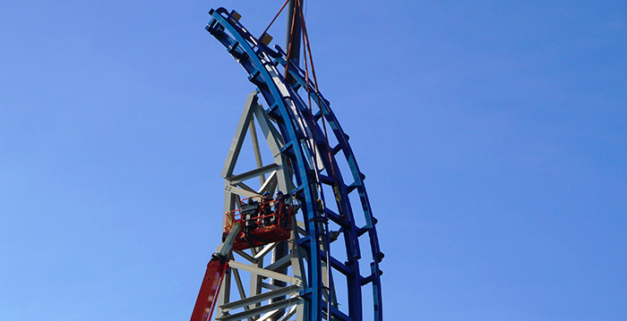 De laatste loodjes: nieuwe waterachtbaan Pulsar in Walibi Belgium nadert voltooiing