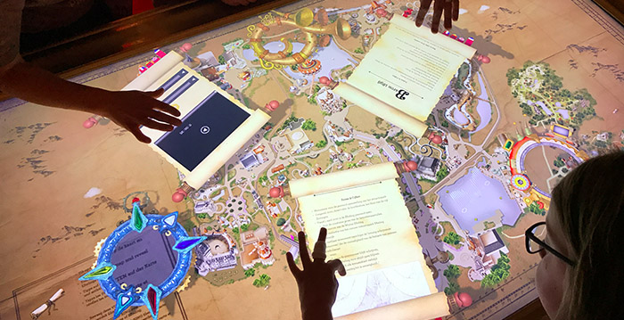 Foto's: nieuwe interactieve plattegrond in Efteling Museum