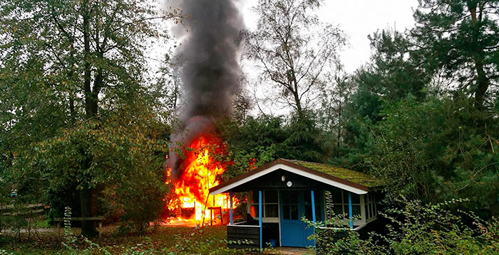 Brand uitgebroken in Attractiepark Slagharen
