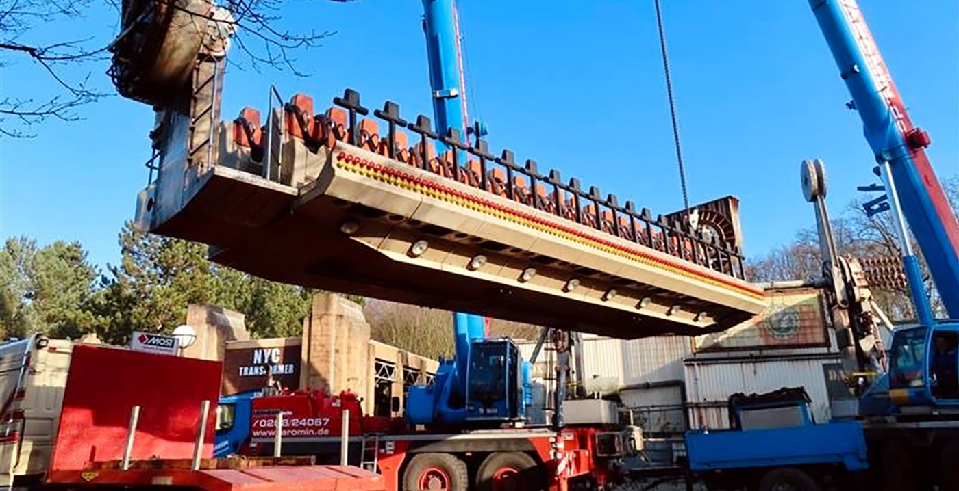 Movie Park Germany ontmantelt thrillride voor renovatie