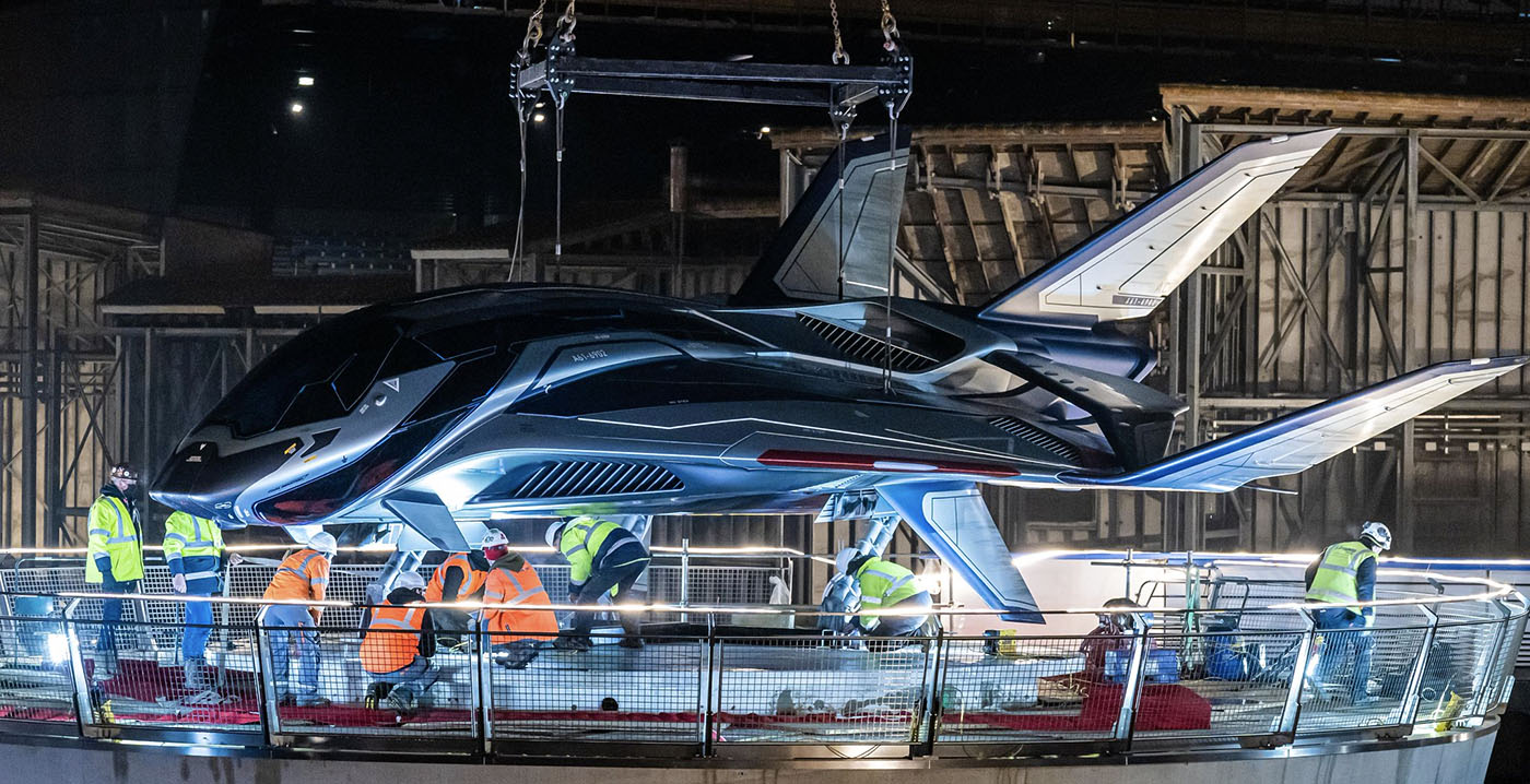 Video: Avengers-vliegtuig geland in Marvel-gebied Disneyland Paris