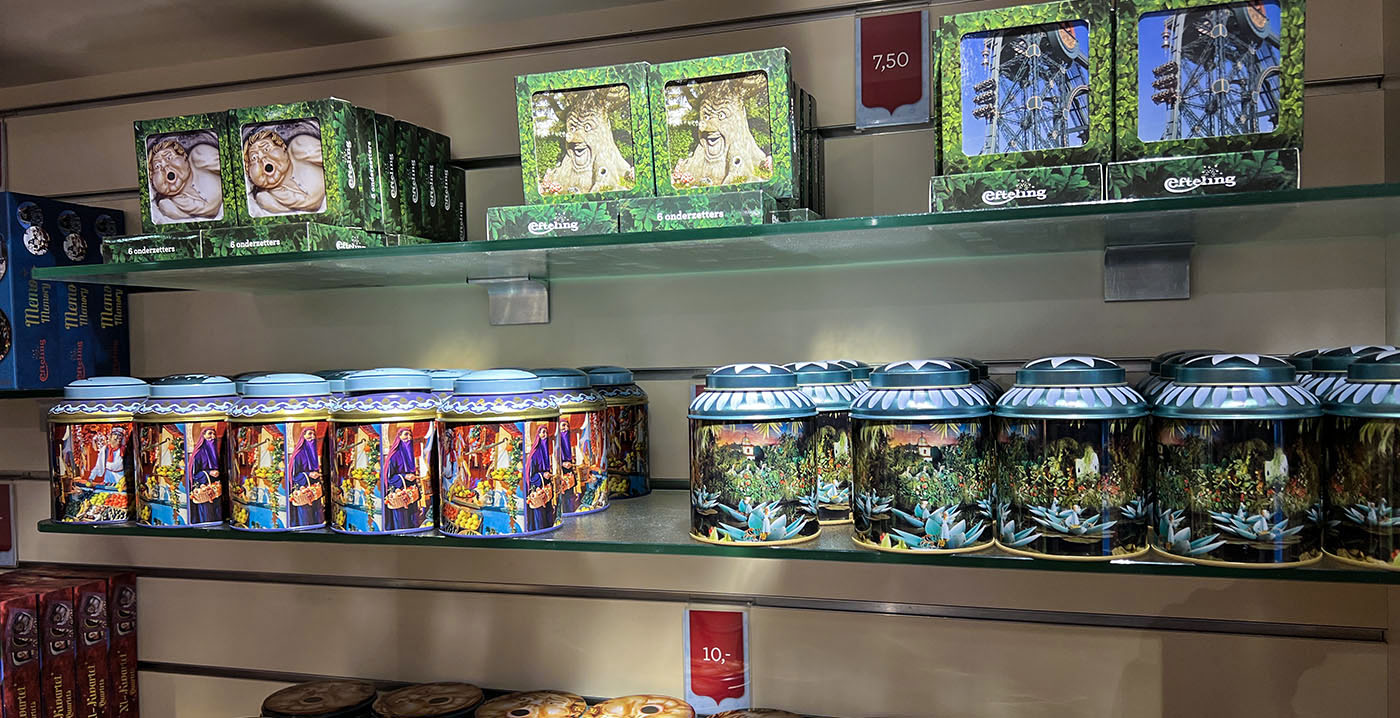 Nieuwe Efteling-souvenirs: onderzetters, placemats en bewaarblikken