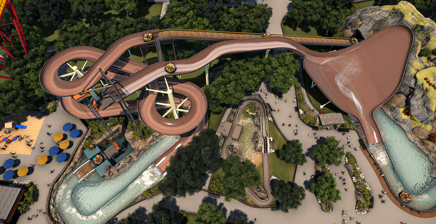 Bellewaerde Park vervangt Keverbaan door nieuwe waterattractie van 26 meter hoog