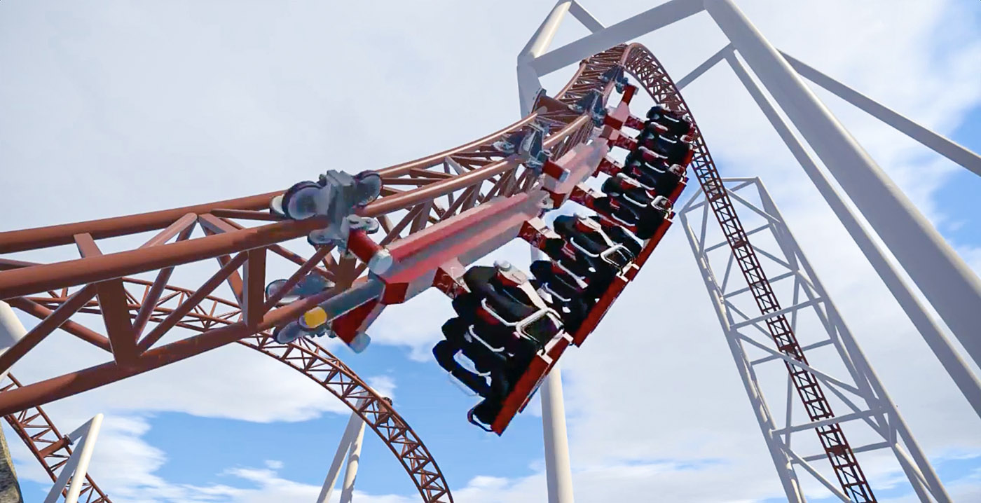 Video: Attractiepark Slagharen doet onderzoek naar nieuwe hangende achtbaan