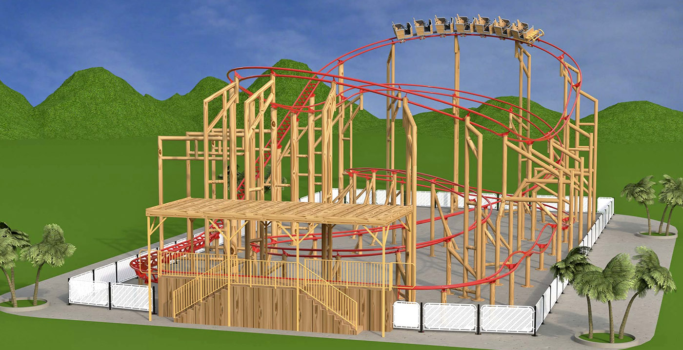 Der deutsche Freizeitpark Skyline Park eröffnet 2022 zwei neue Achterbahnen