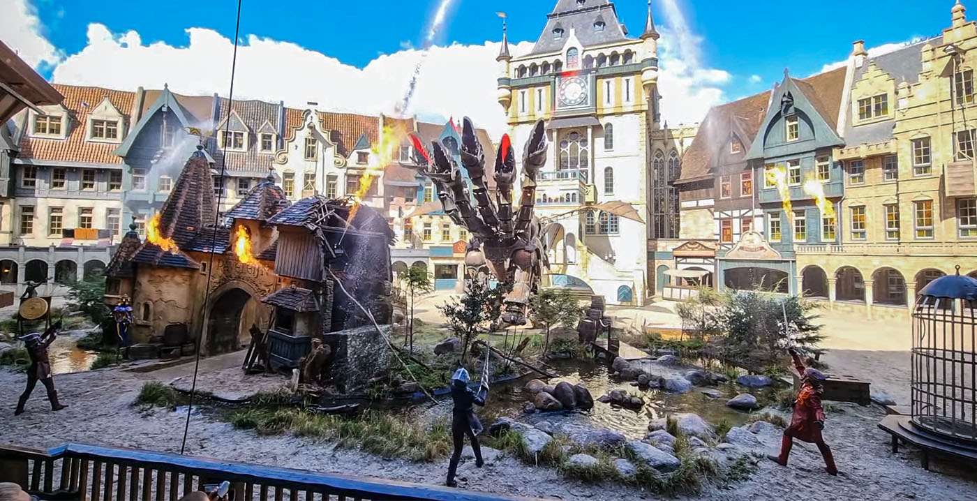Video: Efteling presenteert nieuwe versie van stuntshow Raveleijn