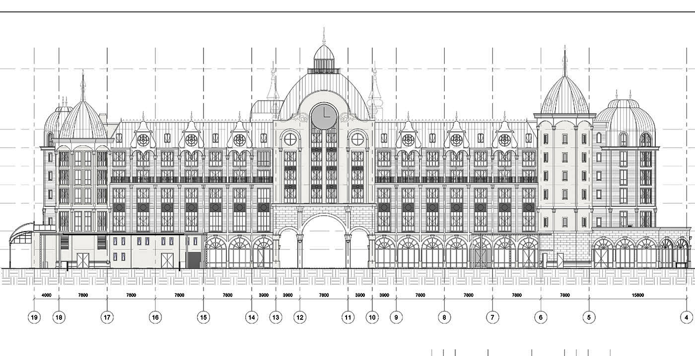 Bouwtekeningen verraden details van Efteling Grand Hotel