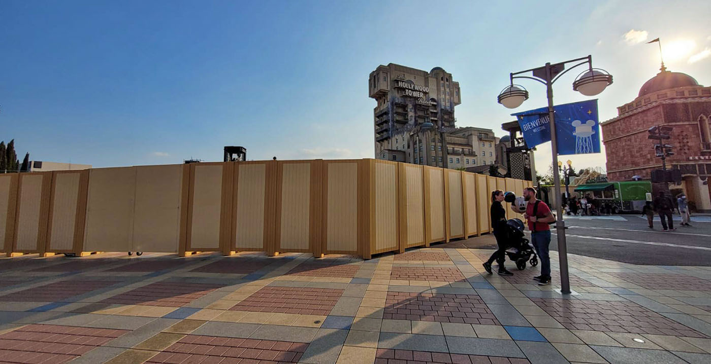 Foto's: Disneyland Paris heeft podium in Walt Disney Studios Park afgebroken