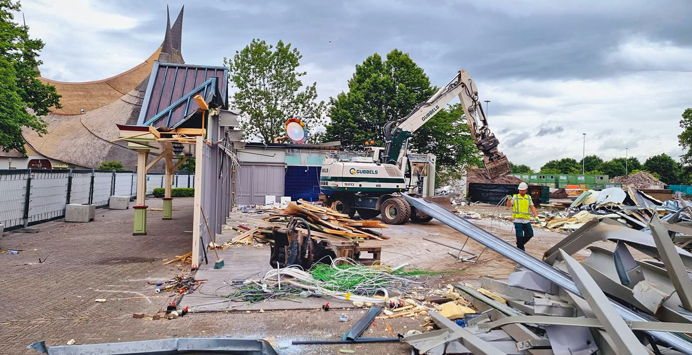 Foto's: Efteling-restaurant De Vrolijke Noot wordt vier jaar na de opening gesloopt