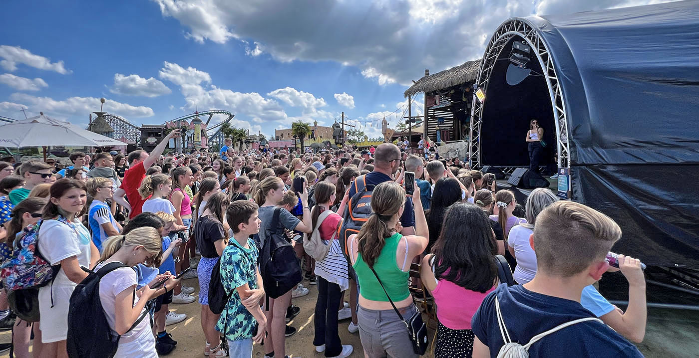 Foto's: gekte in Toverland tijdens YouTube- en TikTok-dag