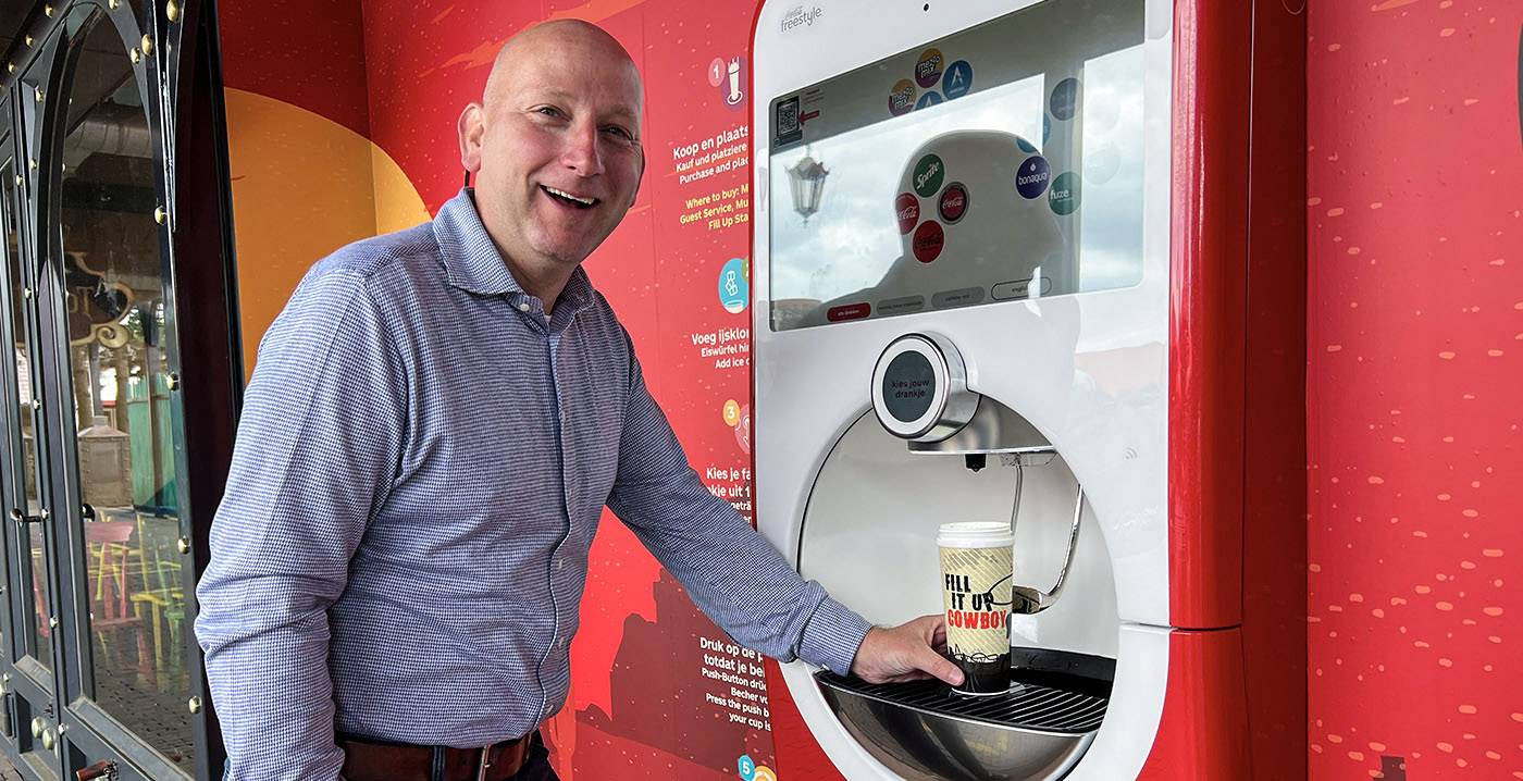 Attractiepark Slagharen verwelkomt Coca-Cola Freestyle-automaten