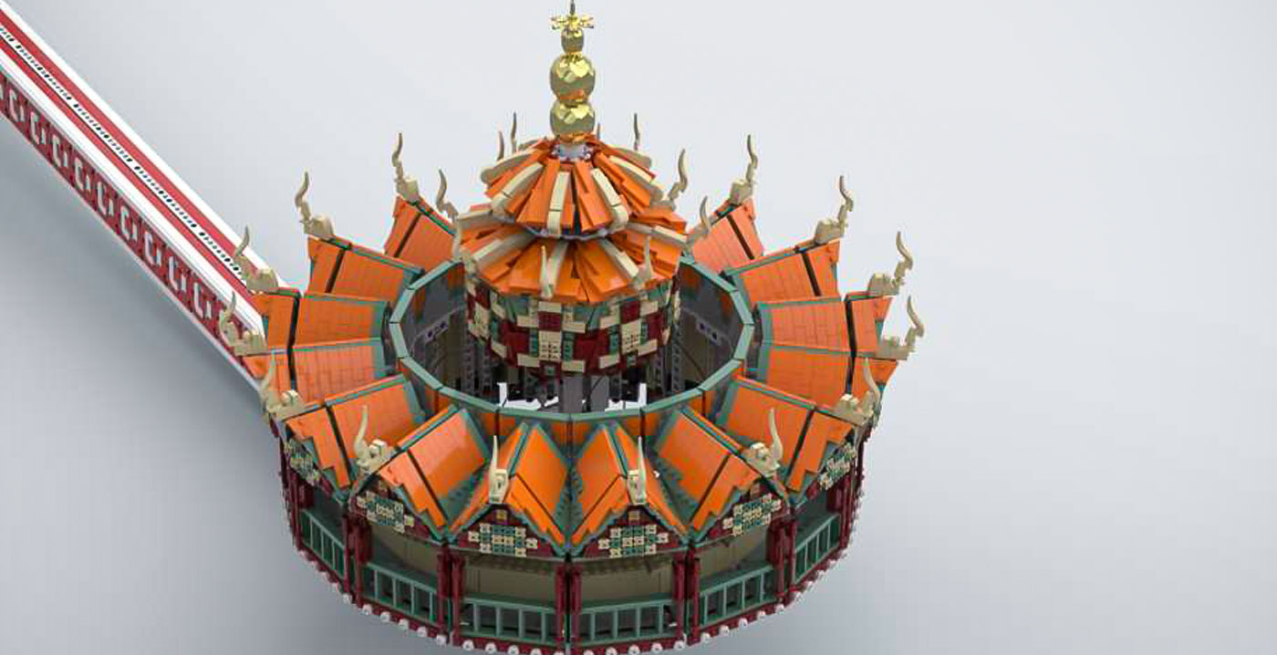 Lego-kunstenaar ontwerpt Hotel van duizenden steentjes -