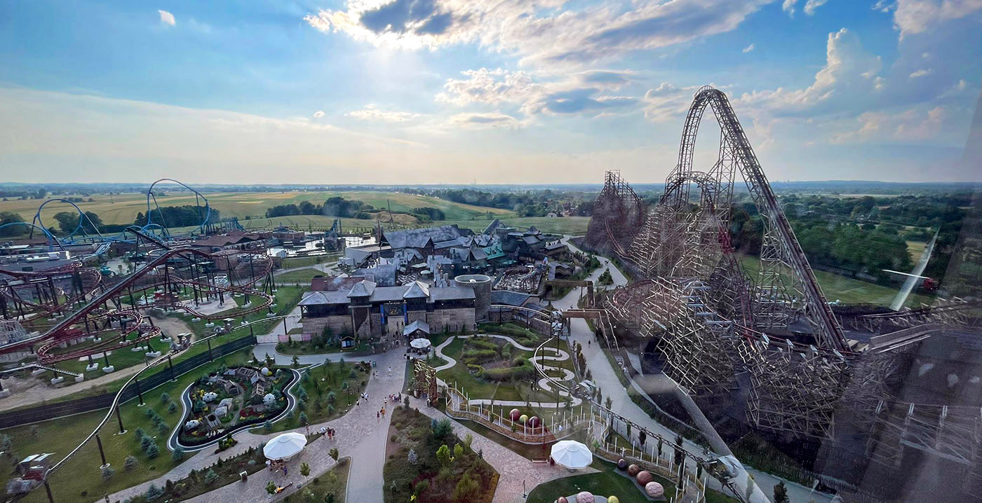 Energylandia opent reuzenrad van 53 meter hoog: dit is het uitzicht