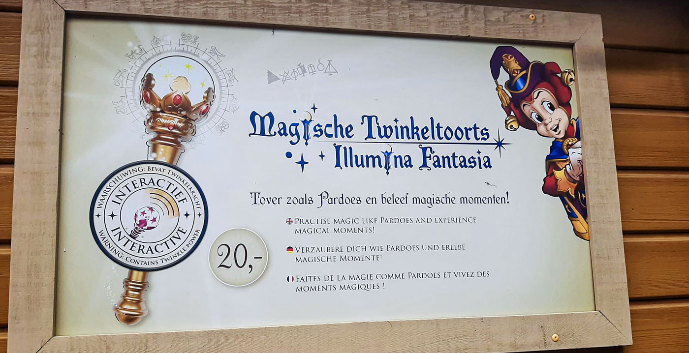 Interactieve toverstokken in de Efteling zijn alweer verleden tijd