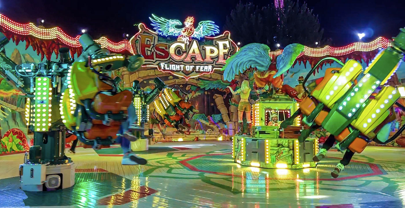 Wereldpremière op Duitse kermis: nieuwe attractie Escape - Flight of Fear