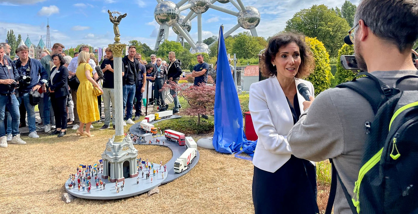 Stukje Oekraïne toegevoegd aan Brussels miniatuurpark Mini-Europe
