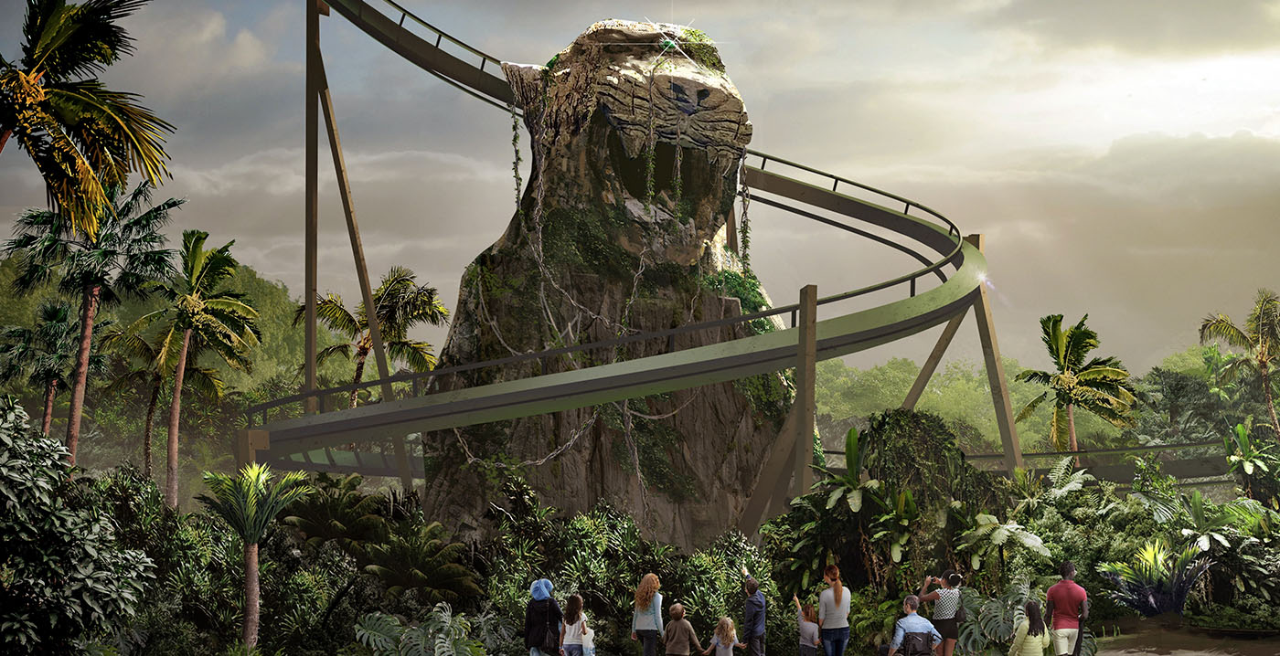 Engels pretpark bevestigt Jumanji-themagebied met spectaculaire achtbaan