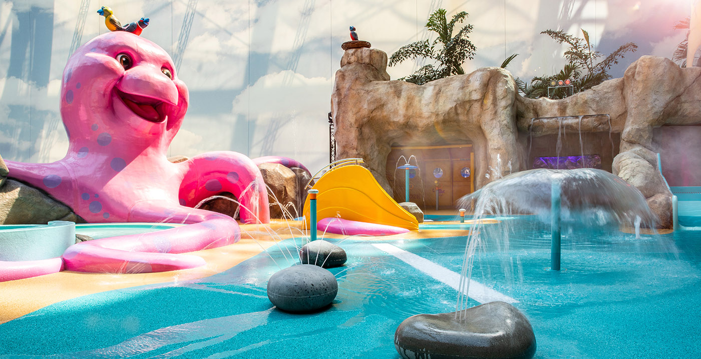 Overdekt waterpark Tropical Islands neemt nieuw kindergebied in gebruik