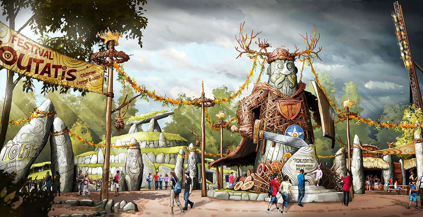 Zo wordt de spectaculaire nieuwe achtbaan van Parc Astérix aangekleed