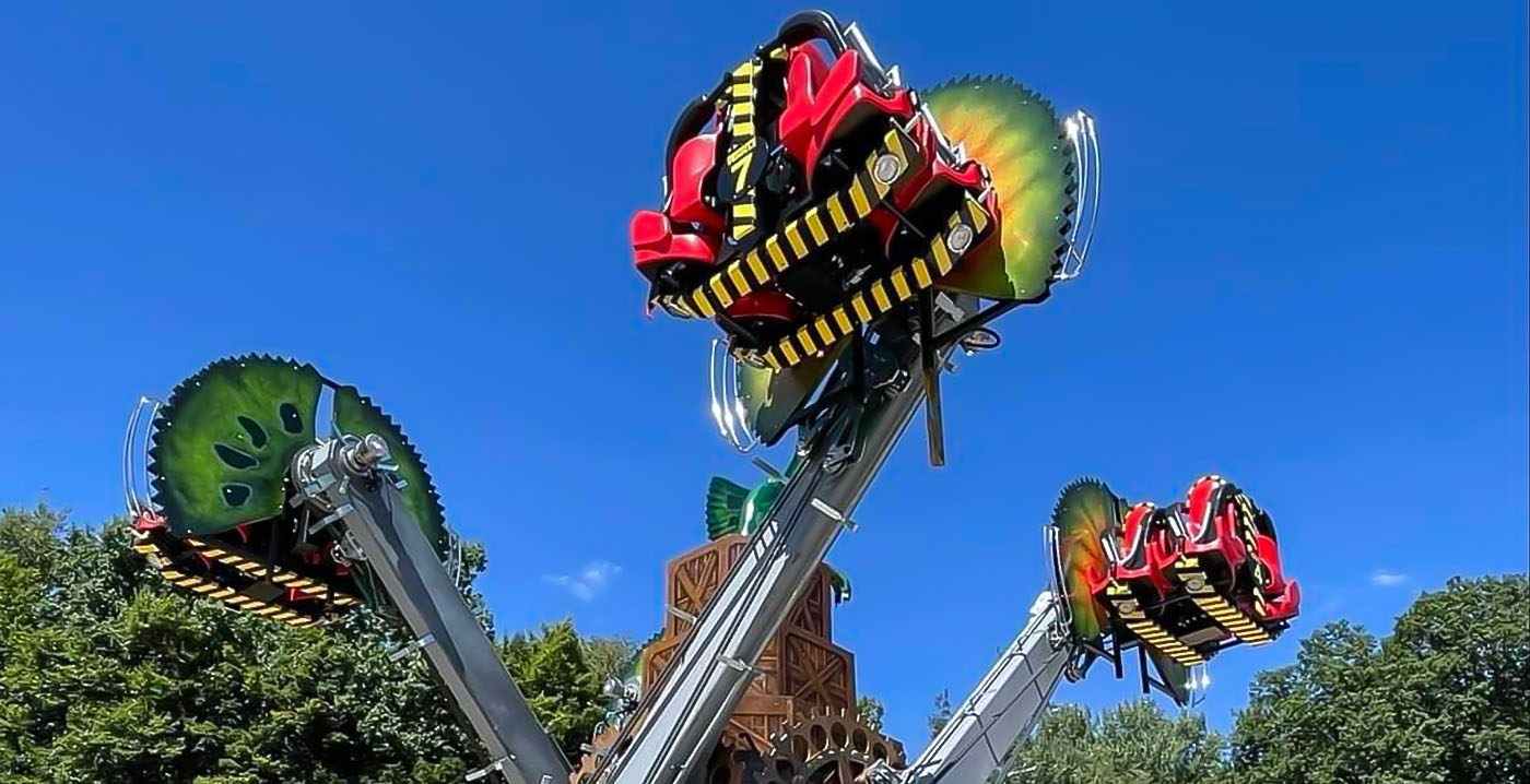 Video: Frans pretpark opent nebulaz-molen met dinothema