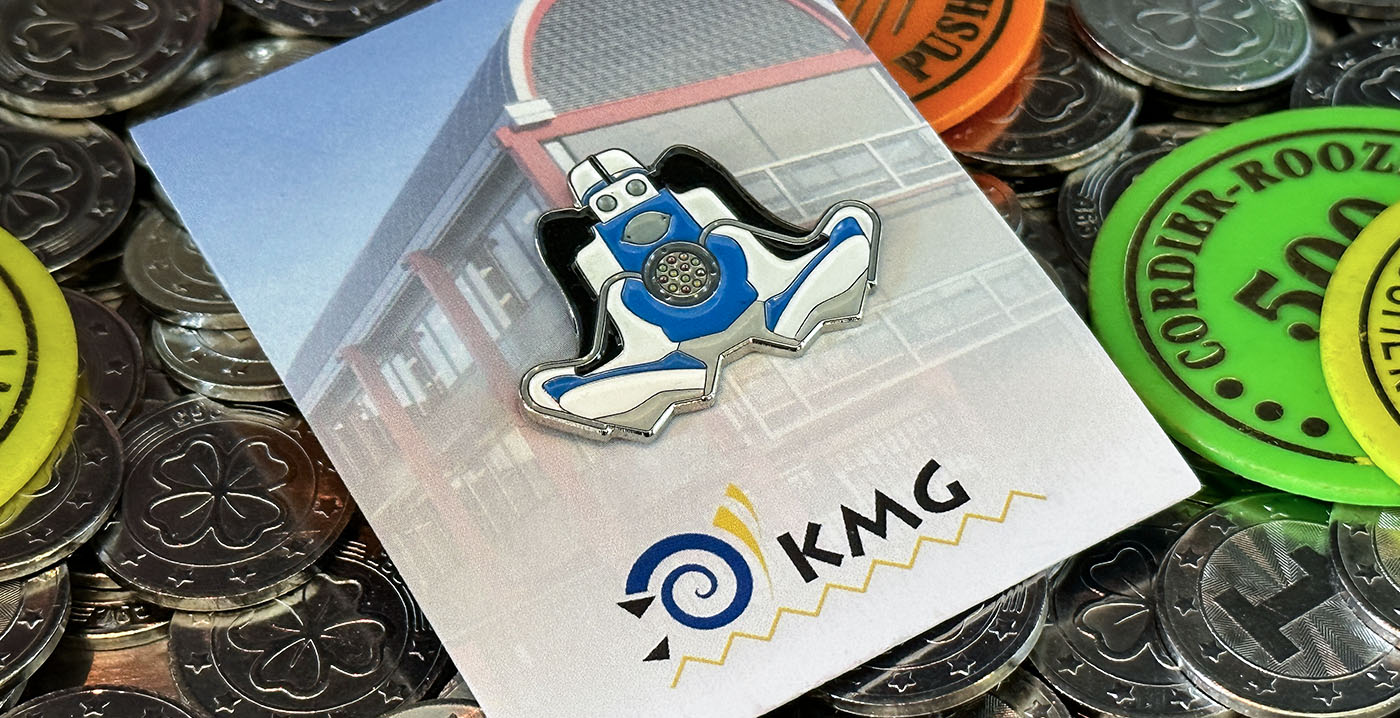 Nederlandse attractiebouwer KMG Rides brengt eigen pin uit