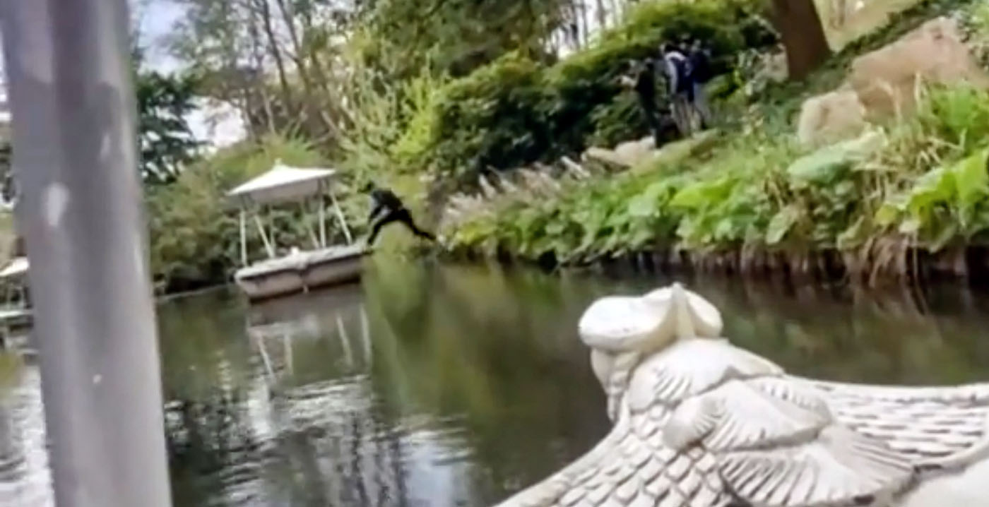 Video: Efteling-bezoeker springt vanaf de kant in Gondoletta-bootje