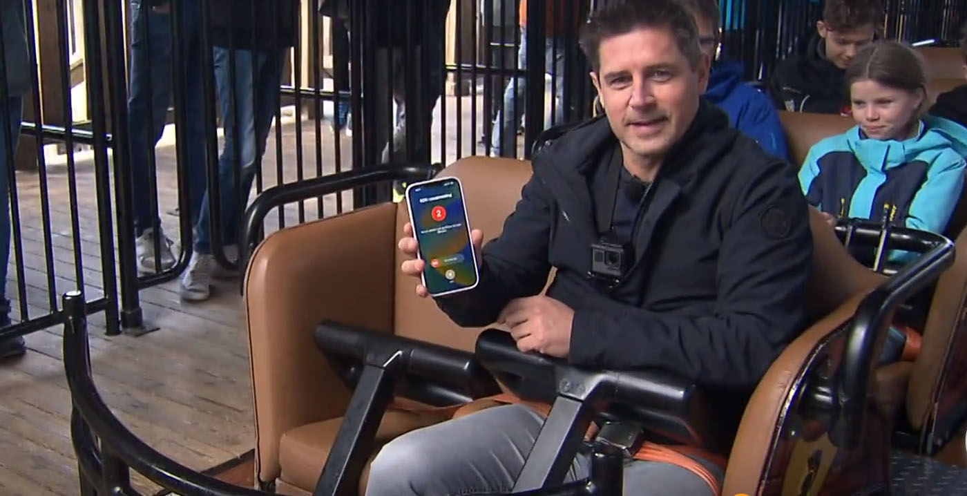 Getest in Toverland: nieuwe iPhone belt automatisch 112 tijdens achtbaanritje