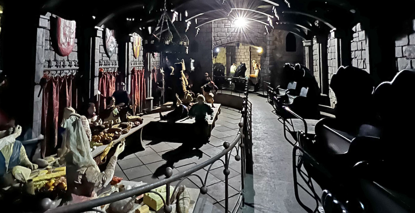 Holiday Park veilt decors van oude darkride Burg Falkenstein