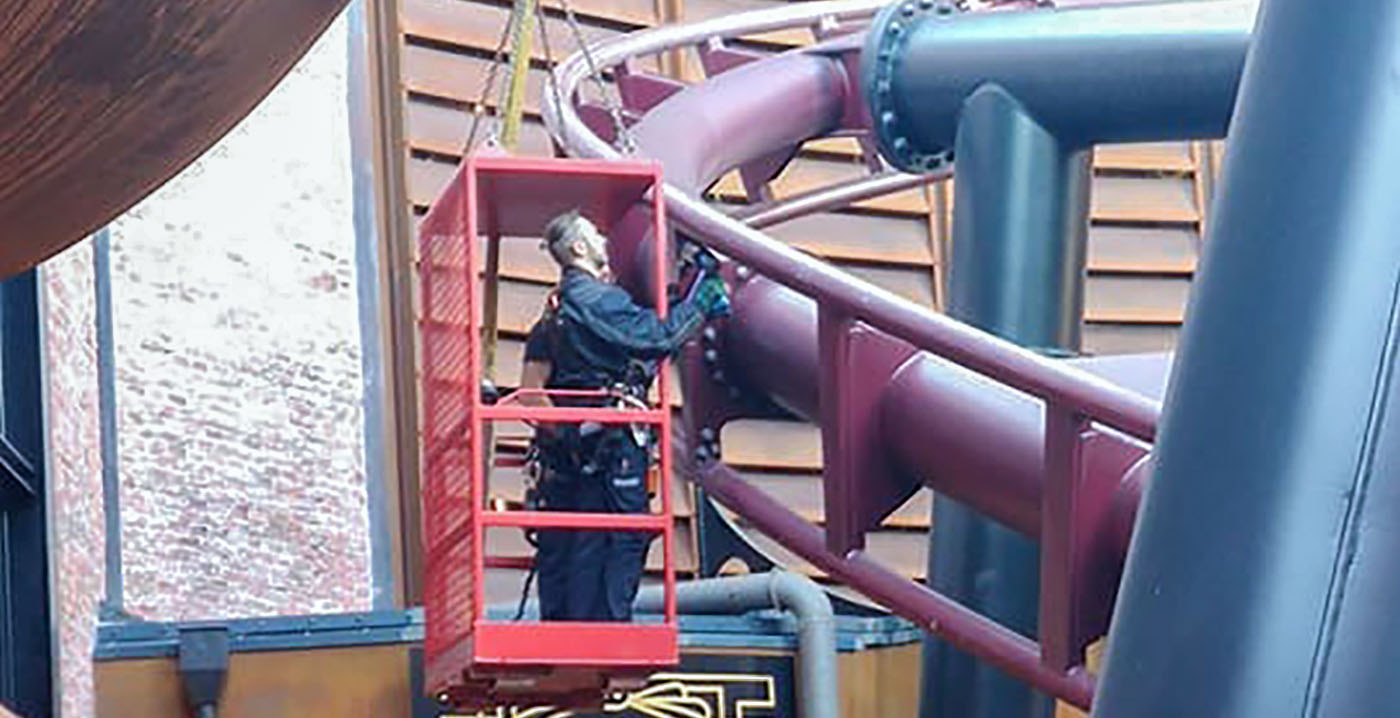 Flying coaster F.L.Y. in Phantasialand al dagen gesloten