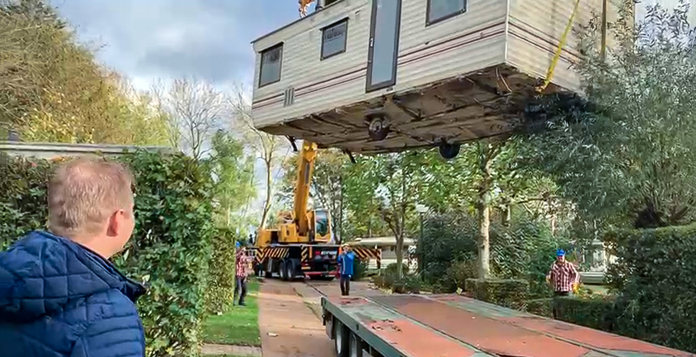 Werkzaamheden in vakantiepark Slagharen: stacaravans worden vervangen