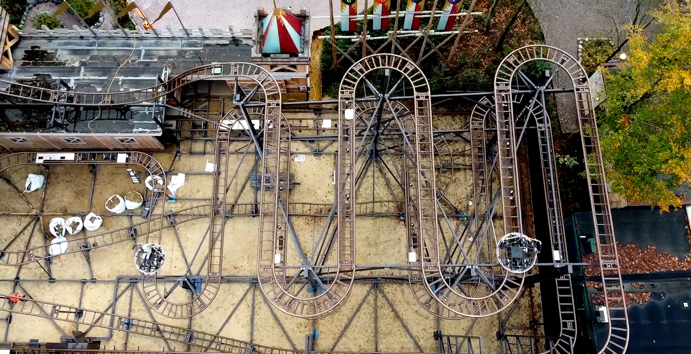Video: nieuwe spinning coaster Avonturenpark Hellendoorn maakt eindelijk eerste testritten