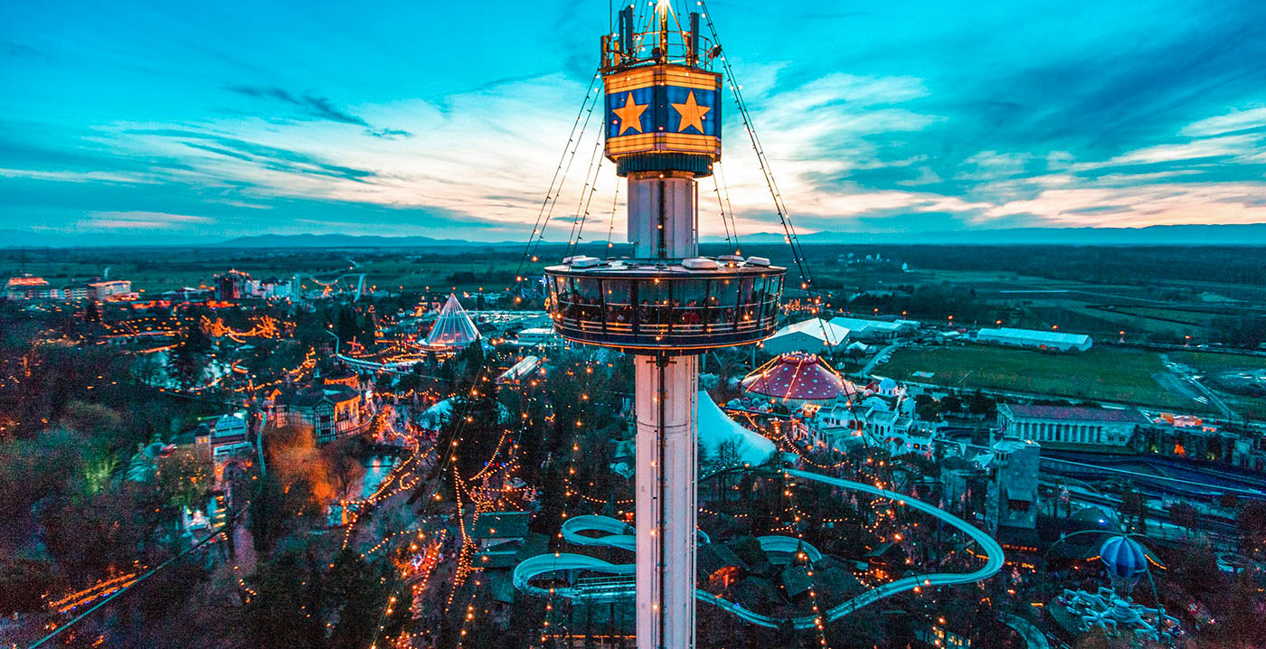 Europa-Park bespaart energie: pretpark gebruikt nog maar 60 procent van de kerstverlichting