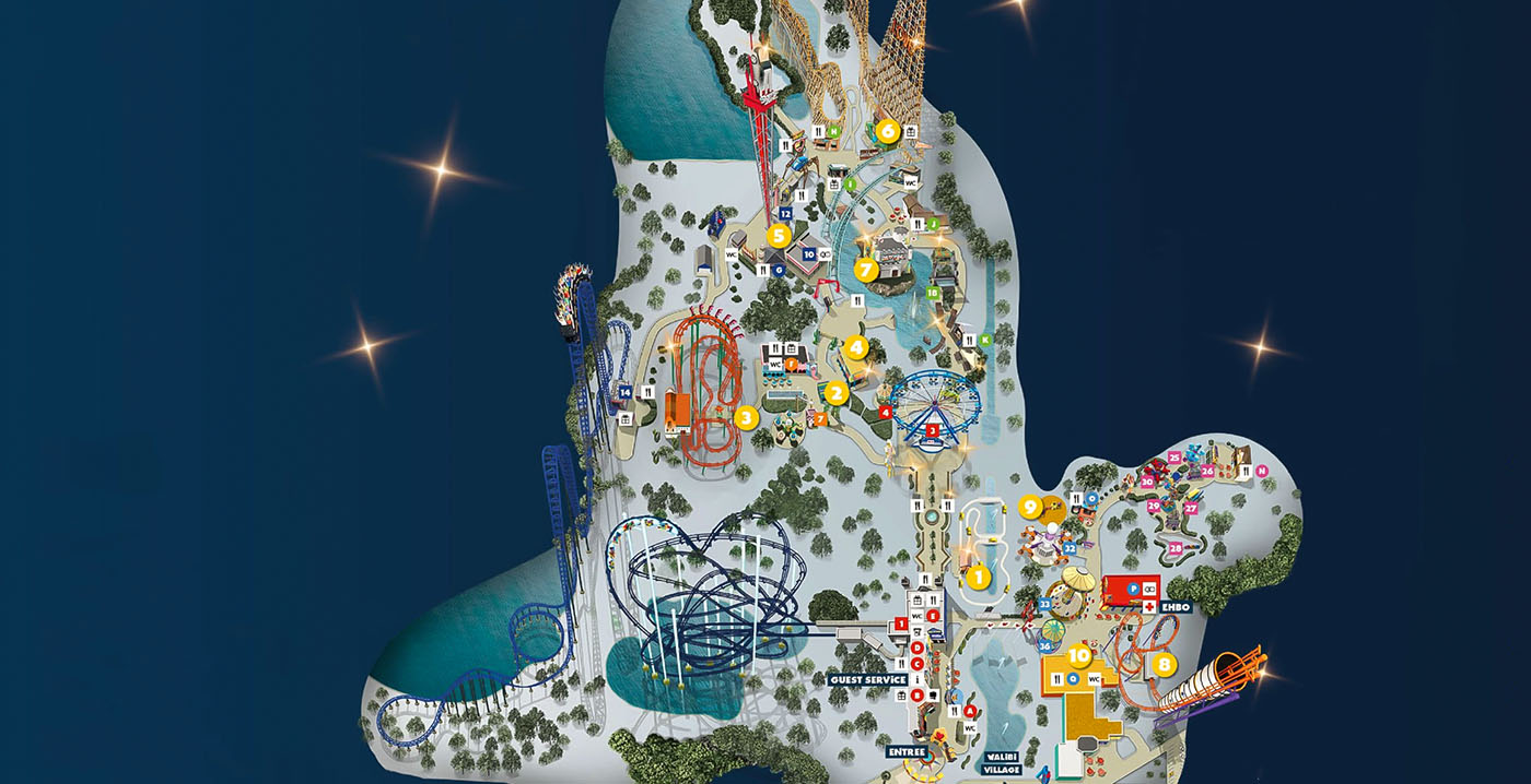 Walibi Holland onthult plattegrond voor eerste editie Bright Nights