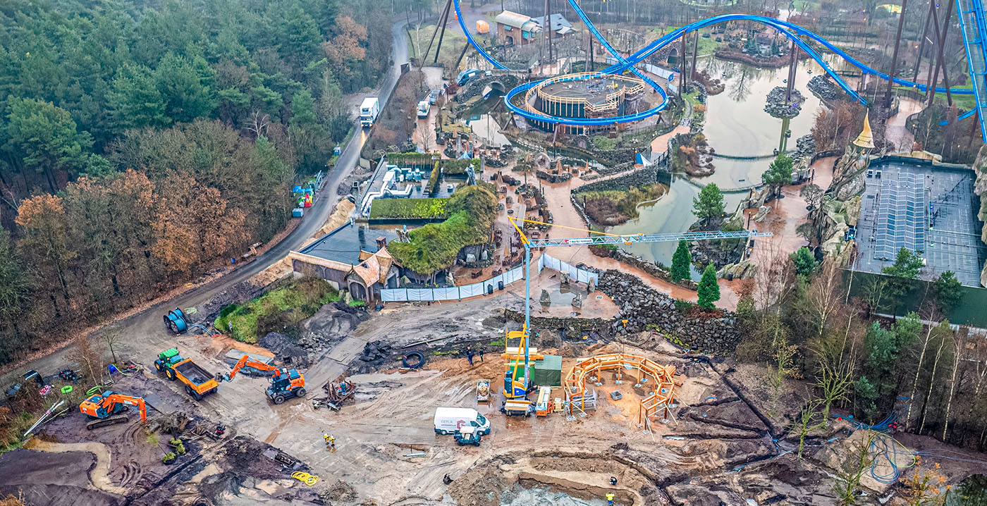 Toverland vraagt dronepiloot om te stoppen met fotograferen