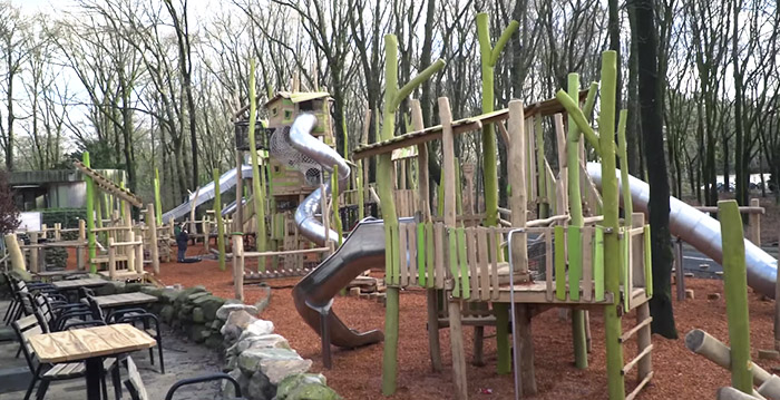 Dit is de nieuwe buitenspeeltuin van Burgers' Zoo