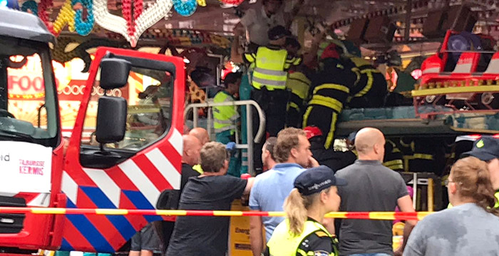 Peuter zwaargewond bij ongeluk met attractie op Tilburgse kermis
