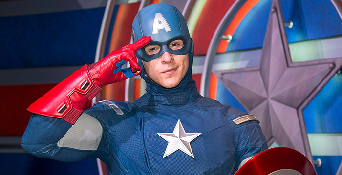 Captain America voor het eerst te zien in Disneyland Paris