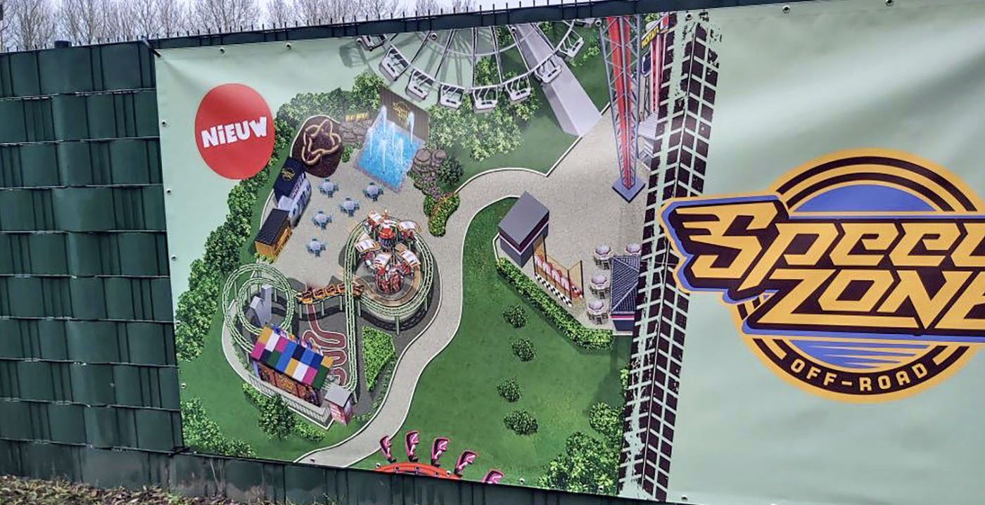 Dit wordt het nieuwe familiegebied van Walibi Holland: achtbaan, fietsmolen en fonteinen