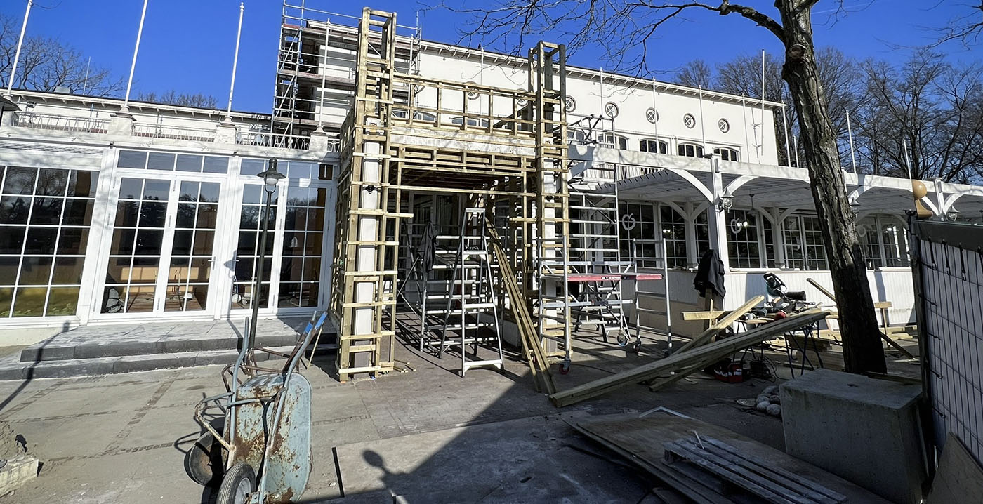 Foto's: verbouwing van Efteling-restaurant Panorama in volle gang