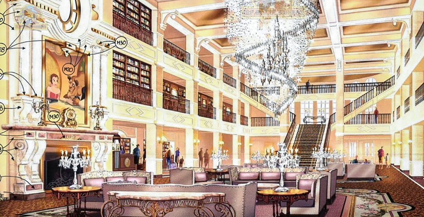 Ontwerpen uitgelekt van renovatie Disneyland Hotel in Disneyland Paris