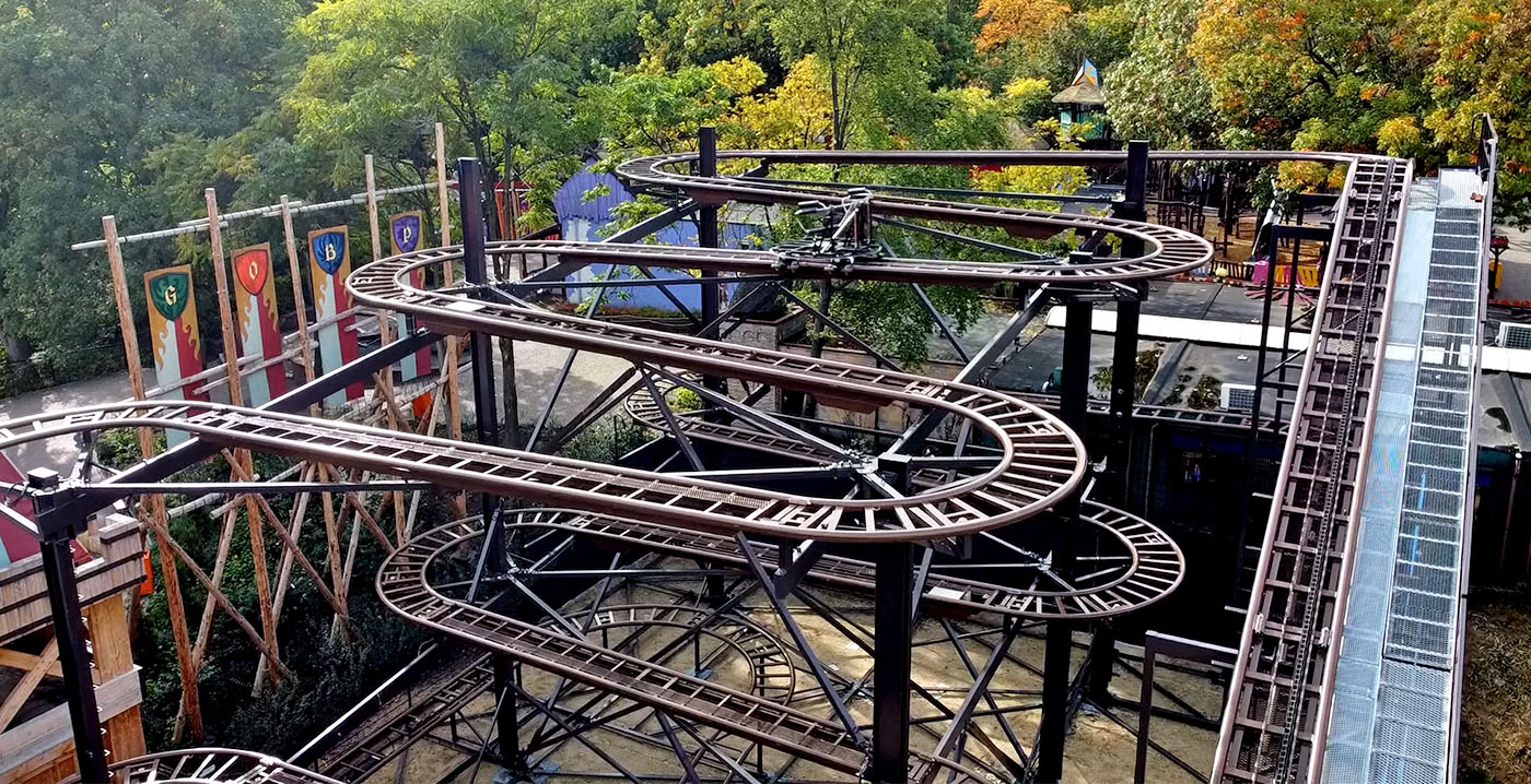 Nieuwe spinning coaster Avonturenpark Hellendoorn nog steeds niet klaar voor opening