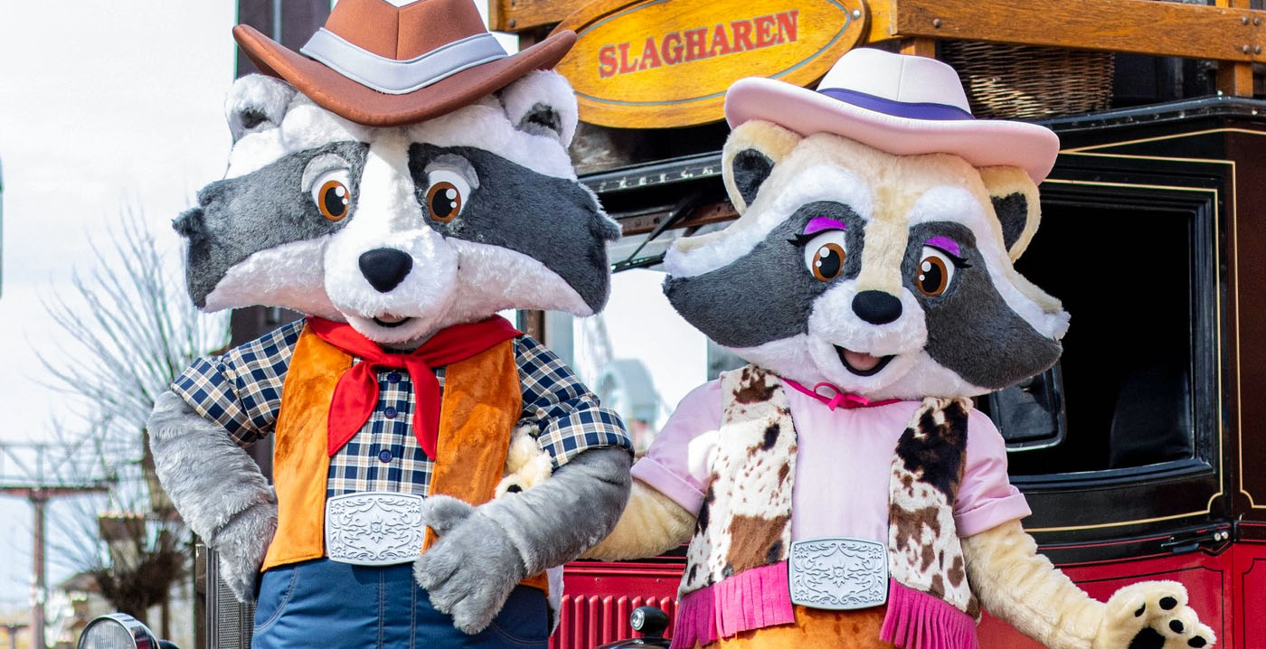 Der Vergnügungspark Slagharen verleiht den Maskottchen Randy und Rosie einen neuen Look