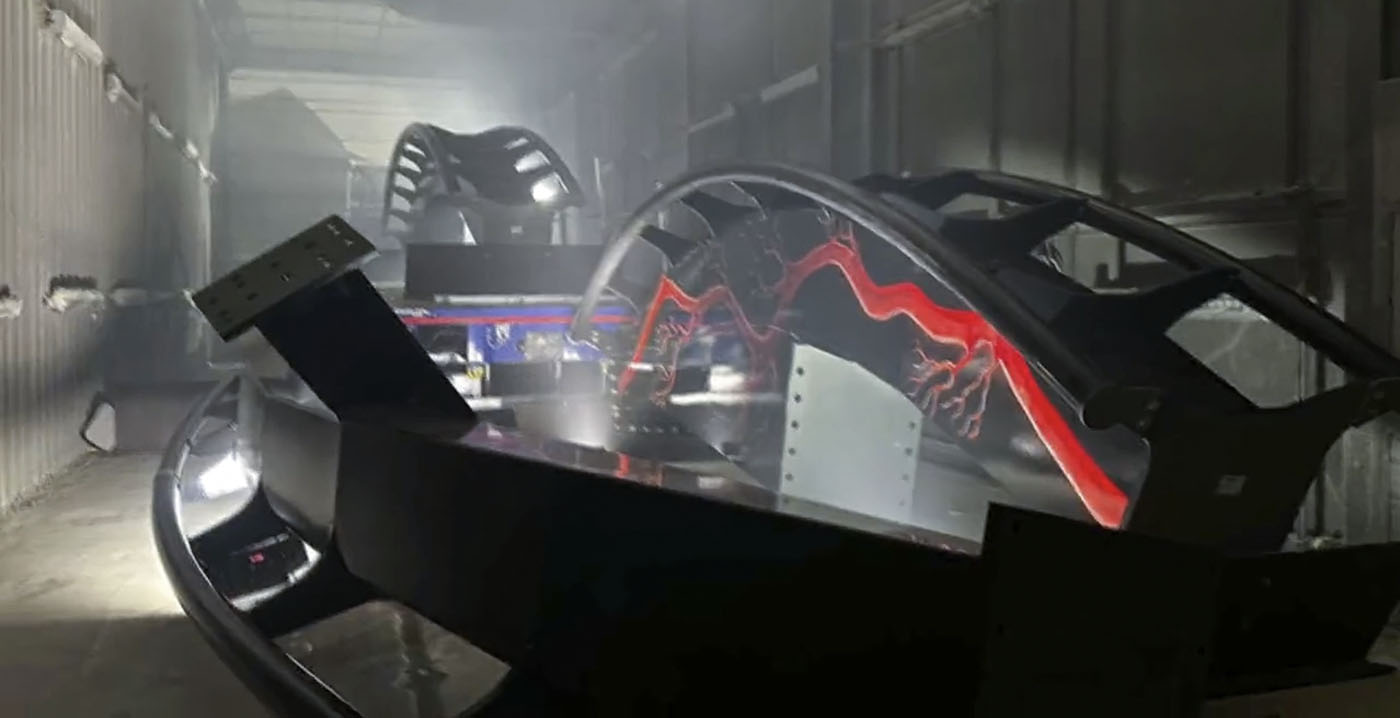 Brits pretpark Alton Towers toont nieuw uiterlijk van iconische achtbaan Nemesis