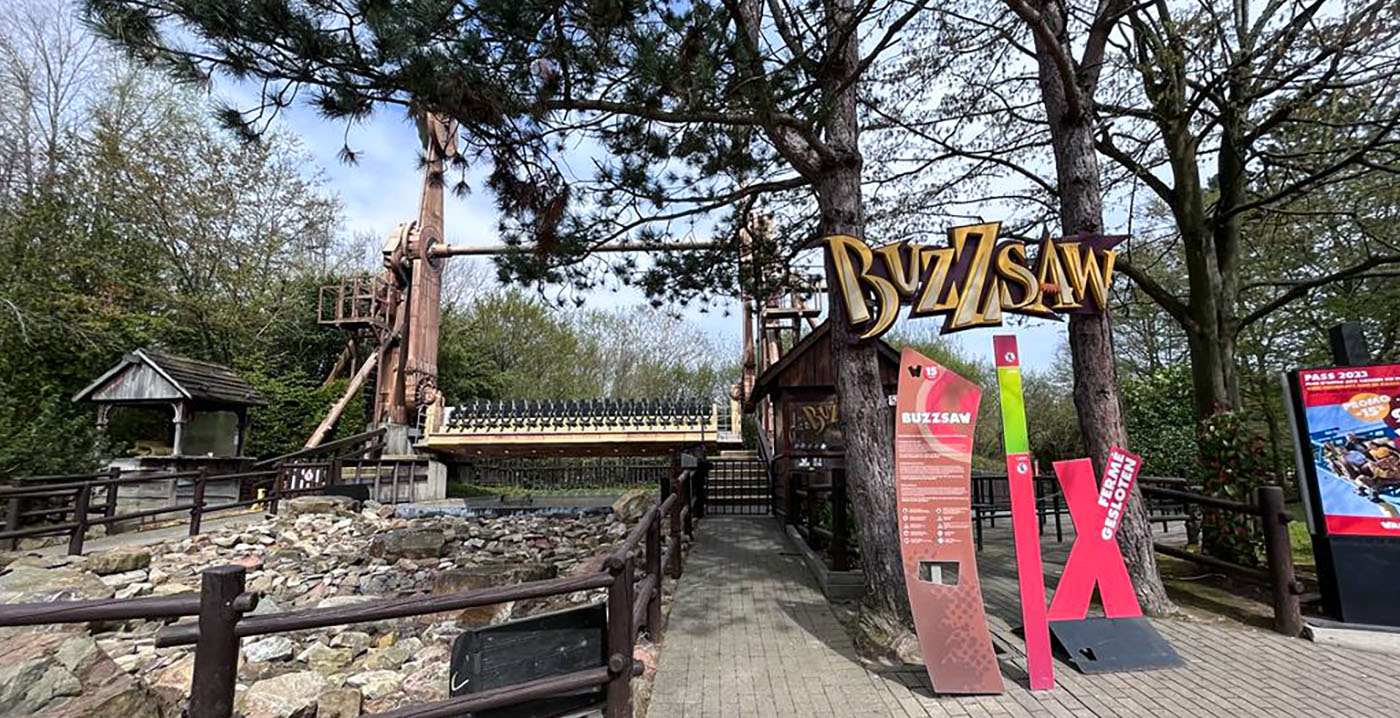 Walibi Belgium kann Buzzsaw nicht zum Laufen bringen: Die Attraktion ist seit einem Monat geschlossen