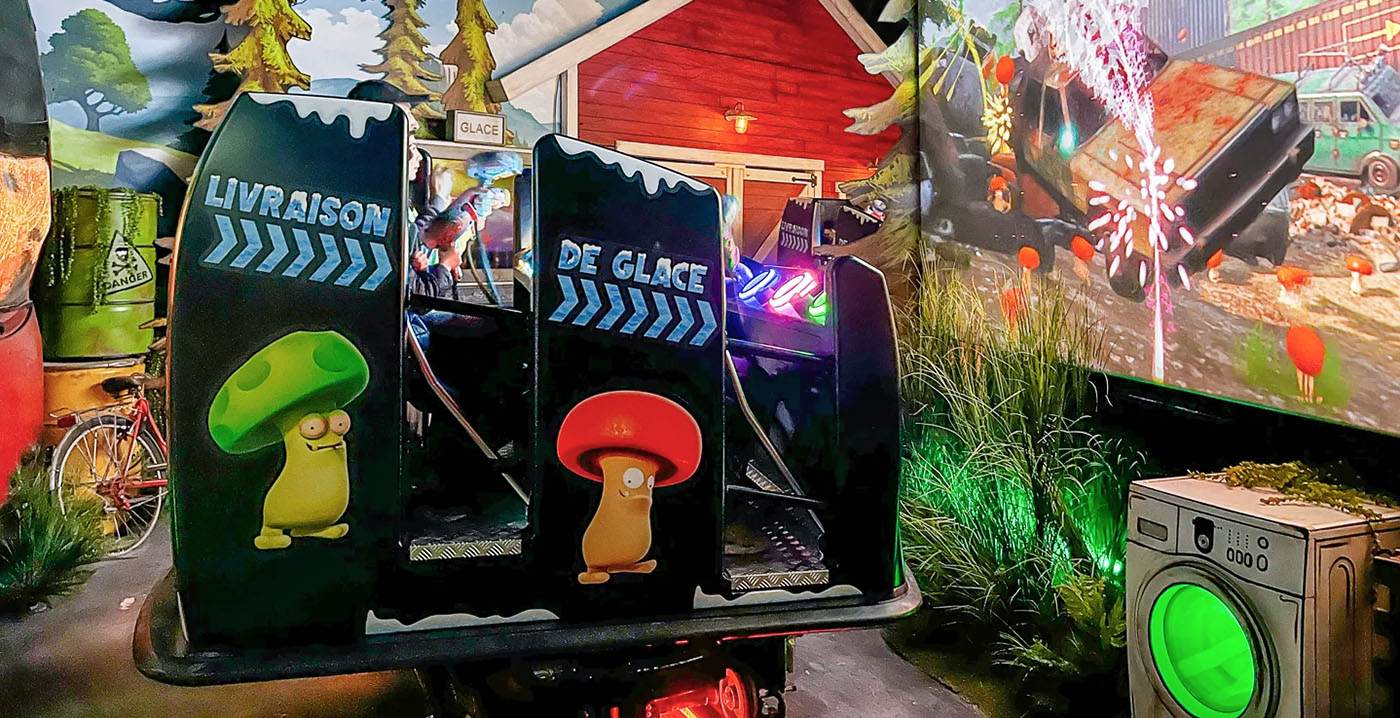 Frans attractiepark opent interactieve darkride met op hol geslagen champignons